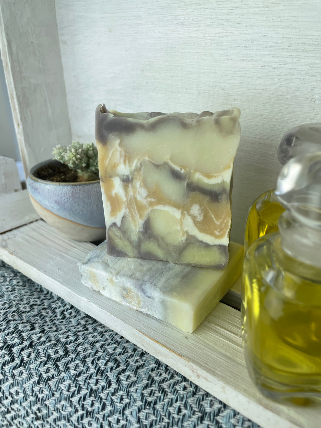 Lavender-Mint Marble Soap